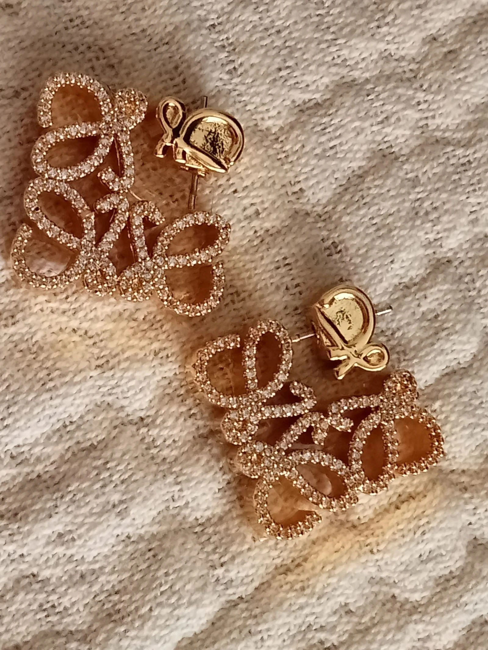 Pendientes de lujo 